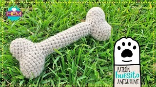 HUESO a CROCHET JUGUETE para PERRITO 🐶 Como TEJER a CROCHET PASO A PASO 014 [upl. by Sigmund]