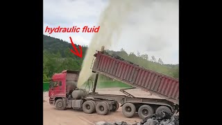 Truck fail compilation【E27】Top dangerous moments of truck driving，trucks failsfeel sad for trucks [upl. by Tija2]