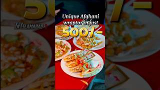 Unique Afghani wraptor 😳 goviral food foodvlog minivlog [upl. by Alamat928]