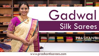 Gadwal Silk Sarees  Prashanti  30 August 2023 [upl. by Anrahc567]