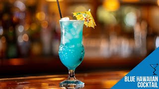 Blue Hawaiian Cocktail  How to make a Blue Hawaiian Cocktail Recipe by Drink Lab Popular [upl. by Adalai]