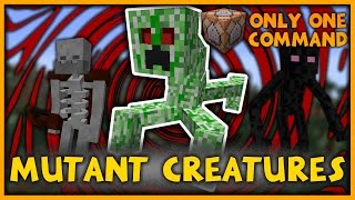 Mutant Creatures in One Command Minecraft 110 [upl. by Leonerd812]