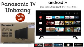 Panasonic 43 inch Android LED TV Unboxing [upl. by Ariaic]