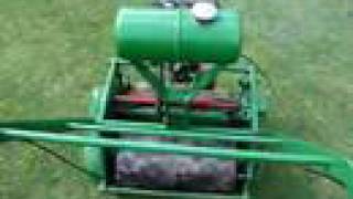 Qualcast Petrol Mower  1950  Cold Start [upl. by Leumel]