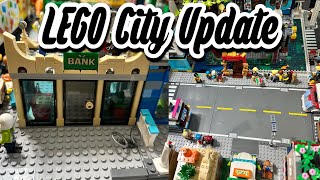 MOC LEGO City Update 7 Bank amp Building our Intercrossing Roads [upl. by Moretta]