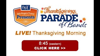 LIVE Thanksgiving Parade of Bands 2024 [upl. by Einhoj]