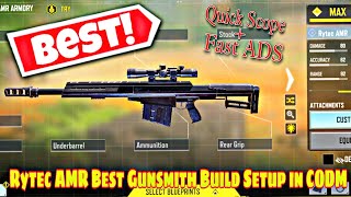 rytec amr best gunsmith build setup codm  rytec amr best attachment loadout codm  quick scope fast [upl. by Aimahs73]