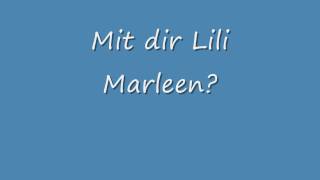 Lili Marleenlyrics in German [upl. by Nigem]