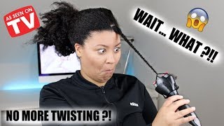 I Tried A HAIR TWISTING TOOL On My Natural Hair amp THIS IS CRAZY [upl. by Nehgem]