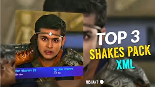 Top 3 Smooth shakes 🌋♥  Xml  preset  alight motion edit baalveer [upl. by Derry]