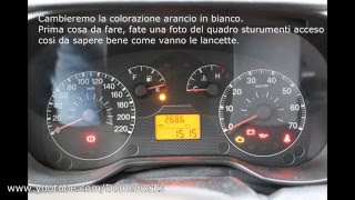 Smontare quadro strumenti e cambiare colore LED su Fiat Grande Punto Tutorial [upl. by Danna]