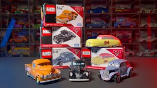 Thomasvilles Legends Louise Nash River Scott Junior Moon amp Smokey  Disney Pixar Cars Unboxing [upl. by Heppman316]