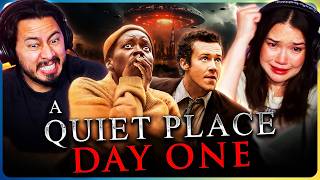 A QUIET PLACE DAY ONE Movie Reaction  First Time Watch  Lupita Nyongo  Joseph Quinn [upl. by Saenihp342]