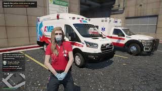 Gta 5 Lspdfr Playing As AMR Medical Service  First ResponderParamedic Mods gta gta5 lspdfr [upl. by Nner]