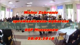 OSP Mszczonów Walne Zebranie sprawozdawczowyborcze [upl. by Simonetta695]