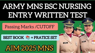 Army MNS Bsc Nursing Entry Written Test  Army MNS Selection Process 202425  Military nursing [upl. by Levina163]