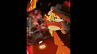 Flandre Scarlet VS Sans amp Chara touhou undertale [upl. by Akelam]