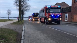 HLF 20TLF 4000Rosenbauer neuer Löschzug Berufsfeuerwehr Hansestadt Stralsund [upl. by Etz]