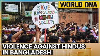 Bangladesh Protests against attacks on Hindus rage on  WION World DNA [upl. by Malvino]