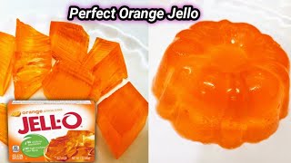 Jello  How To Make Orange jello  Orange jelly Recipe Gelatin Dessert Recipes [upl. by Animsaj158]