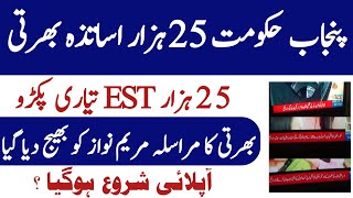 punjab government 25 thousand educators jobs 2024educators jobs 2024government educators jobs [upl. by Ahsiner]