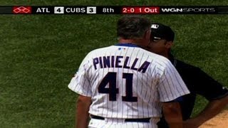 ATLCHC Piniella ejected first time as Cubs manager [upl. by Yregerg]