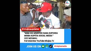 Coyo mzungu azungumzia msiba wa Pembe [upl. by Ycniuq]