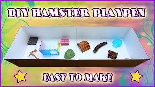 Easy 3 DIY Hamster Playpen [upl. by Renwick]