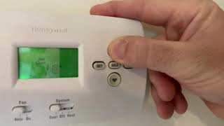 Homeowner Tip How to Reset Your Thermostat [upl. by Meehahs]