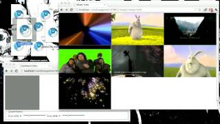 Video mosaic with HTML5 canvas [upl. by Neenad999]