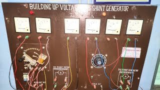 OCC Test in DC shunt Generator  Residual Voltage Build up [upl. by Yrellav]