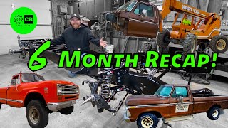 6 months of CODY BUILDS in 20 minutes RECAPPING 75 F150 Build 75 IH Will it Run 73 Charger [upl. by Dobbins]