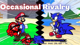 Occasional RIVALRY  Brotherly Rivalry But Its Sonic Vs Mario Friday Night Funkin [upl. by Flavius]