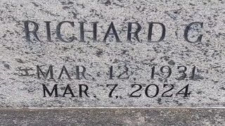 Ashes Burial Service For Grandpa Richard George Gallagher Dick Oct 25 2024 Brushton Malone NY [upl. by Sugirdor]