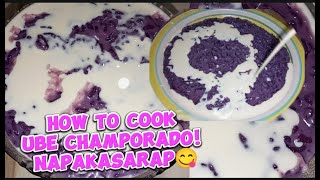 HOW TO COOK UBE CHAMPORADO NAPAKA SARAP AT PWEDENG PANG NEGOSYOMami Chel [upl. by Turnheim]