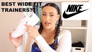 Best Wide Fit Trainers Nike Trainer Try OnReview 2021 [upl. by Atteiluj12]