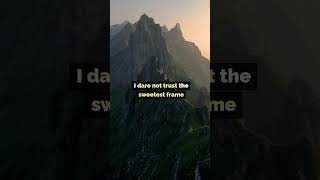 Oh Christ the Solid Rock I Stand Lyrics Video Shorts hymns MyHopeIsBuilt TheSolidRock [upl. by Wanids503]