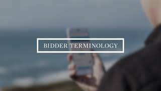 Bidder Terminology [upl. by Ennayar685]