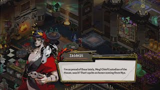 Zagreus tells Megaera he is so proud of Dusa  Hades [upl. by Margarita]