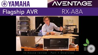 Yamaha Aventage RXA8A 8K AV Receiver  Inhouse review  Part 1 Overview [upl. by Ecirb]