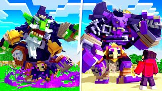 Minecraft if there were OP Custom Bosses [upl. by Elreath902]