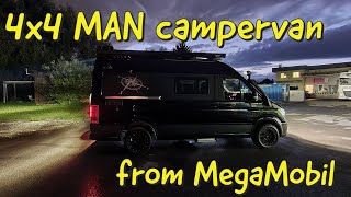 MegaMobil 4x4 MAN campervan tour [upl. by Hagile]