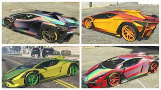 NEW GTA quotChameleonquot Paint Job Colors Showcase  Expanded amp Enhanced [upl. by Heintz]