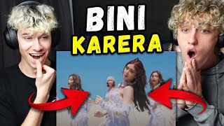 South Africans React To BINI Karera Official Music Video [upl. by Mraz]