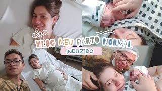 VLOG meu PARTO NORMAL pelo SUS 💜 INDUÇÃO para parir  INTERNAÇÃO de 12 horas [upl. by Anailuj41]