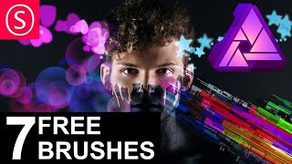 7 FREE Brushes  For Affinity Photo [upl. by Joerg]