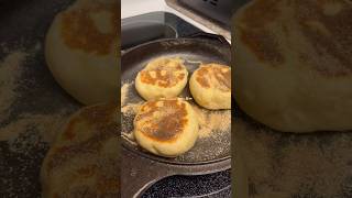 making English muffins 🍞🧈 [upl. by Monteria]