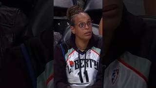 New York Liberty alumni court side at Game 5 of WNBA Finals [upl. by Bashemath]