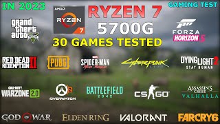 Ryzen 7 5700G Vega 8 Gaming Test  30 Games Tested  still good in 2023 [upl. by Ellehs]