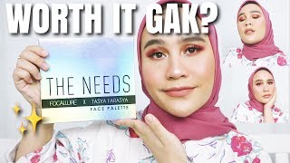 HONEST REVIEW FOCALLURE x TASYA FARASYA  THE NEEDS PALETTE [upl. by Rubel]